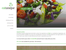 Tablet Screenshot of eatuniquecafe.com